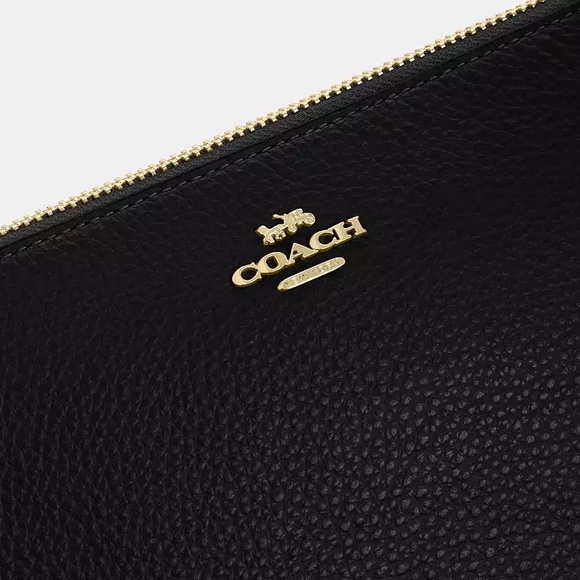 Coach Nolita 19 Crossbody Imitation Black Pebble Leather NWT - Picture 7 of 7